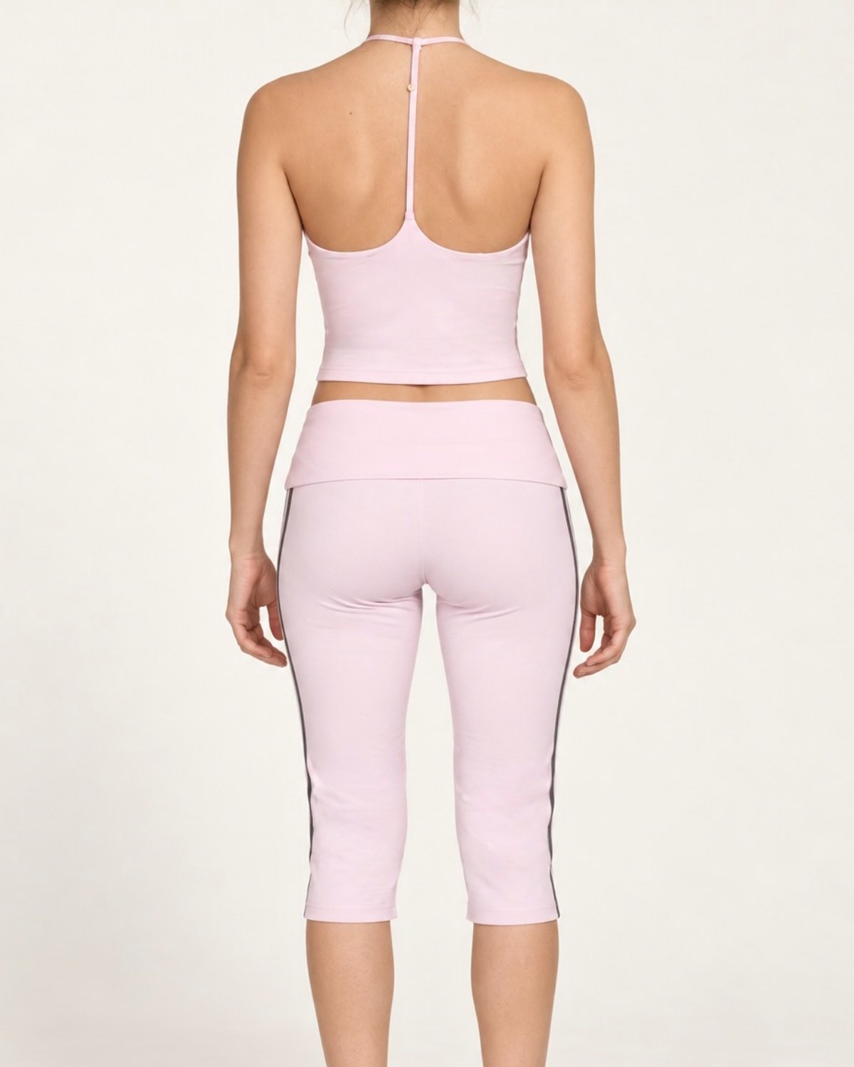 Blush Halter Capri Set — image 2